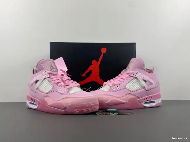 Cheap X PINK 4 JORDAN OFF-WHITE 0528
